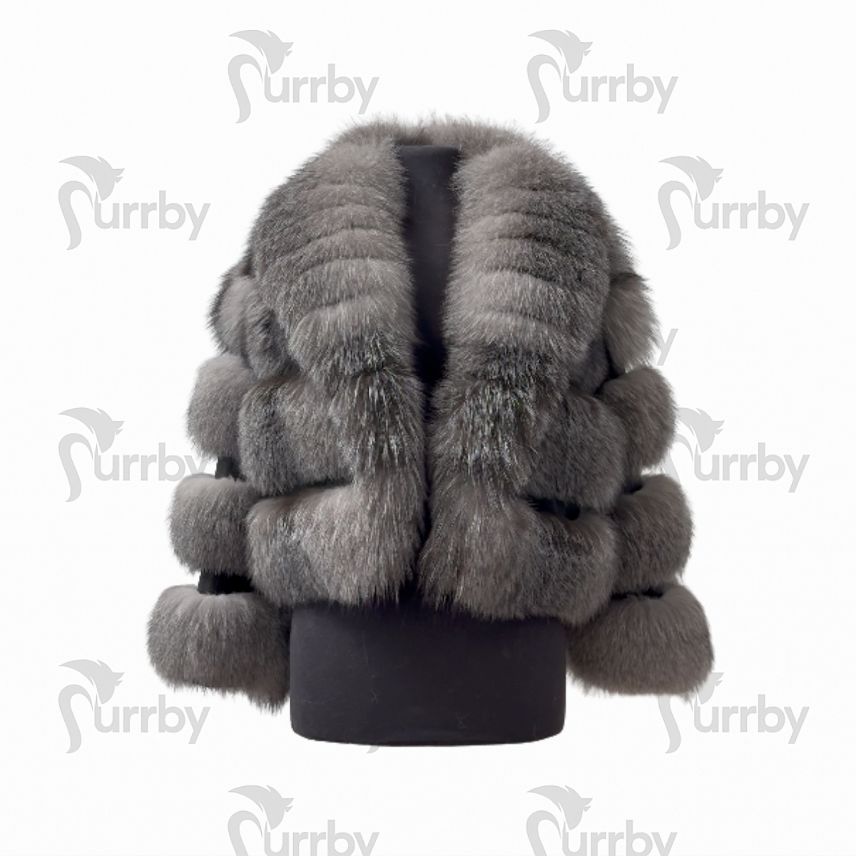 pelliccia Furrby modello Eterna Blufrost vista frontale