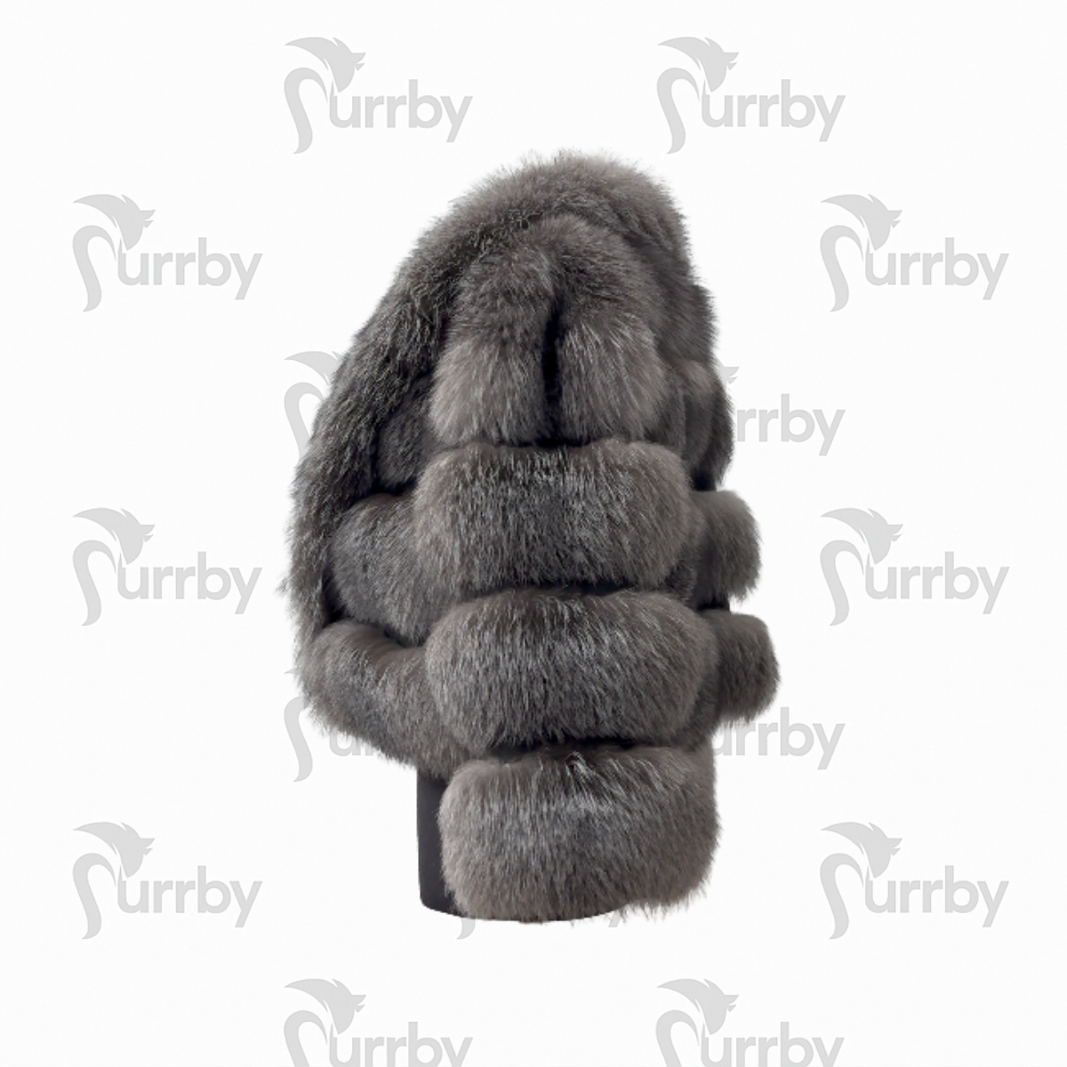 pelliccia Furrby modello Eterna Blufrost vista laterale