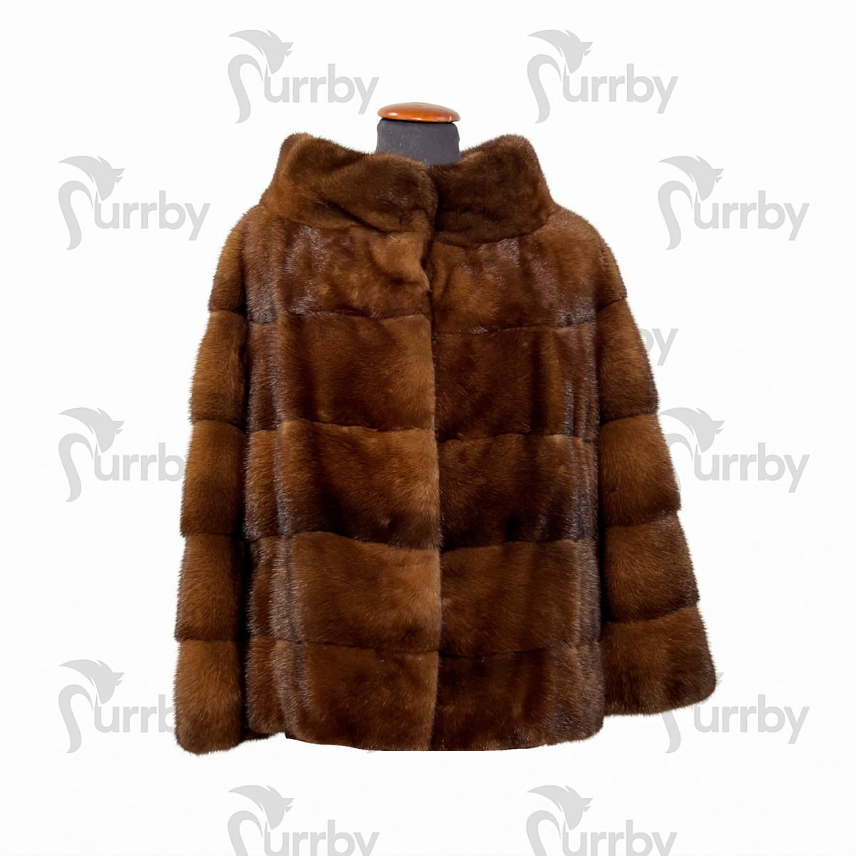 pelliccia Furrby Giacca LYRA in visone vista frontale