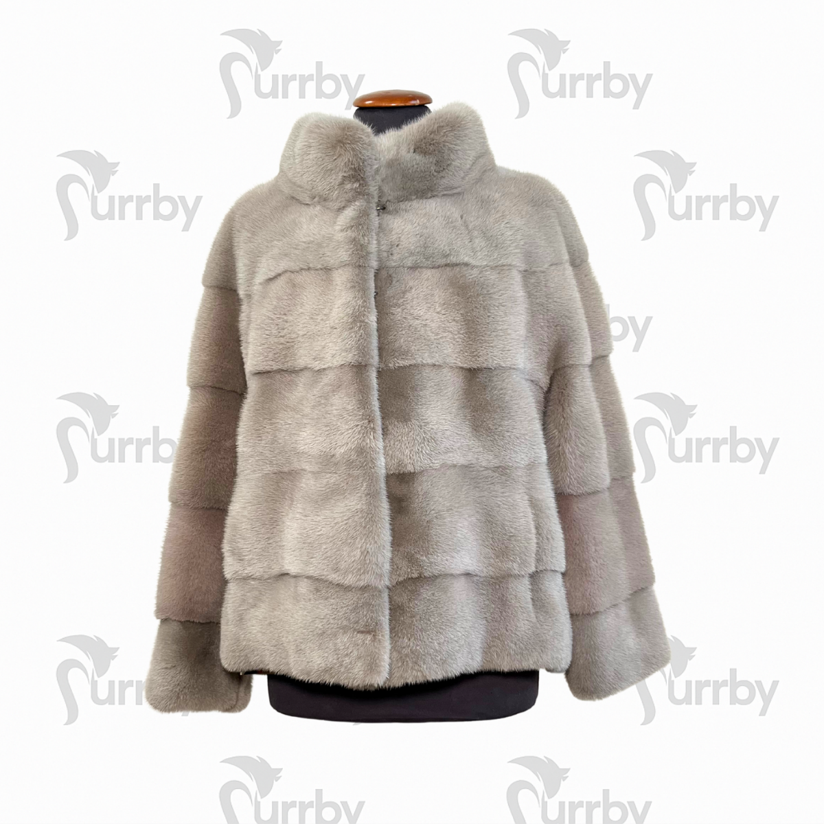 pelliccia Furrby Giacca SELENE in visone vista frontale