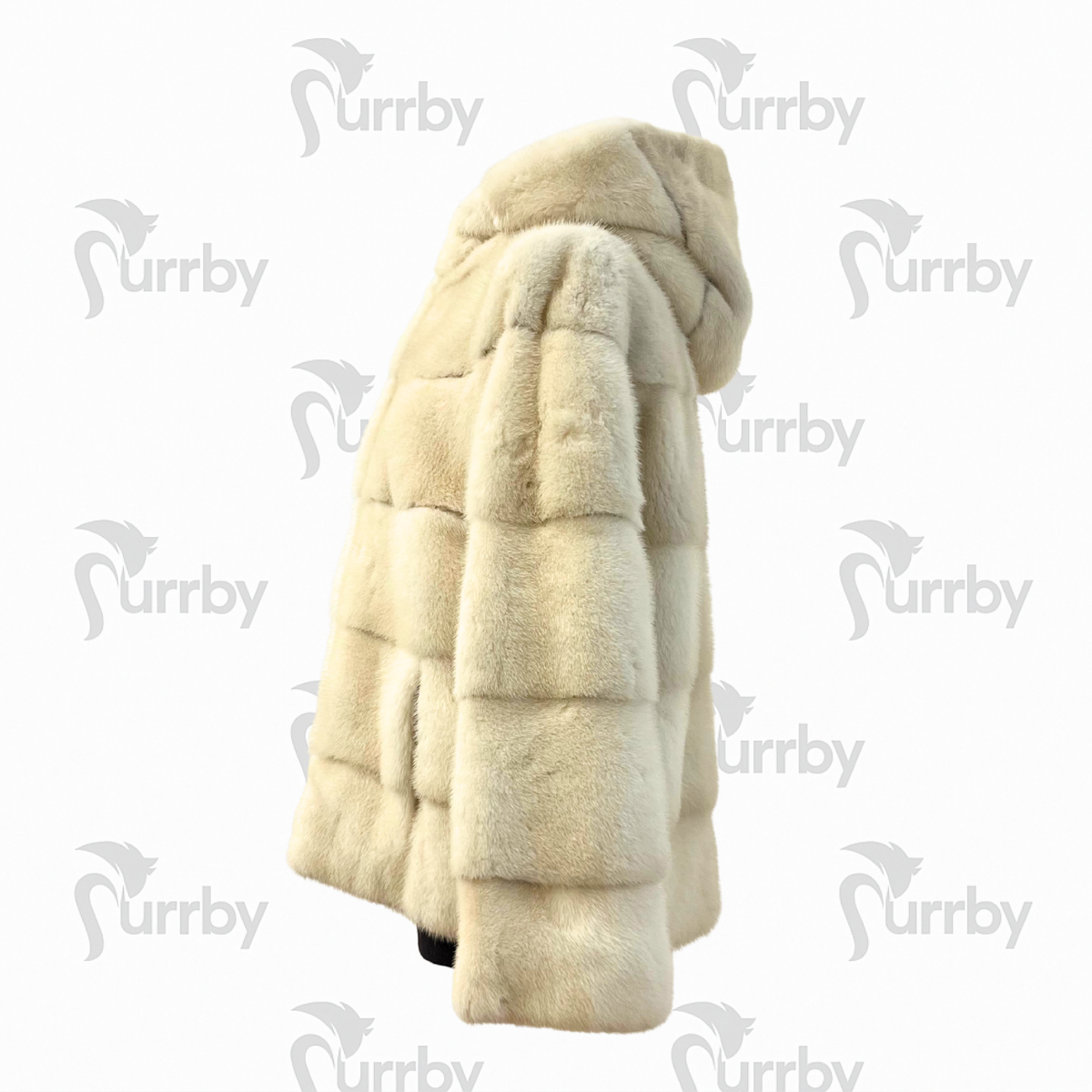 pelliccia Furrby Giacca ALBA in visone vista laterale