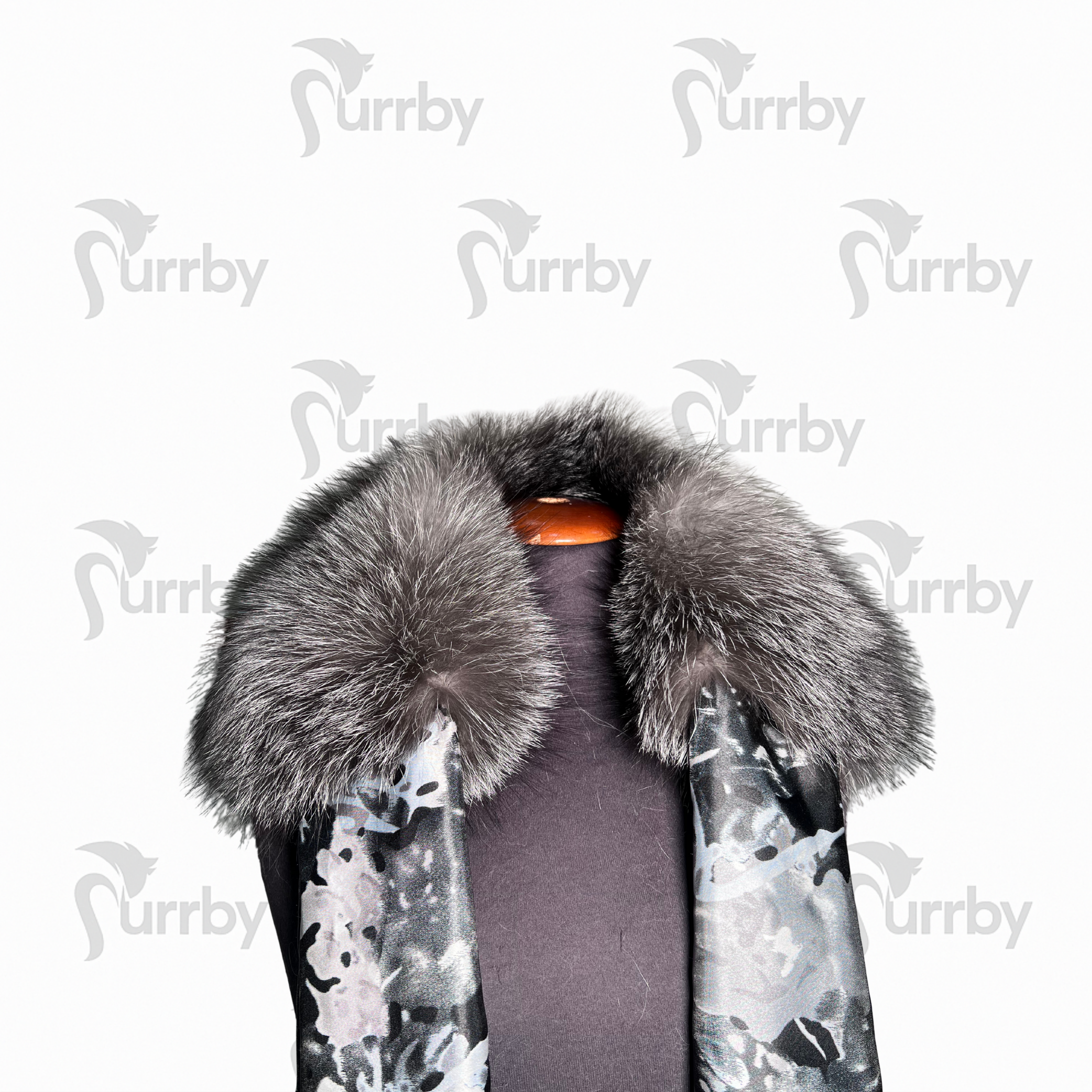 Frost - Collo in volpe argento