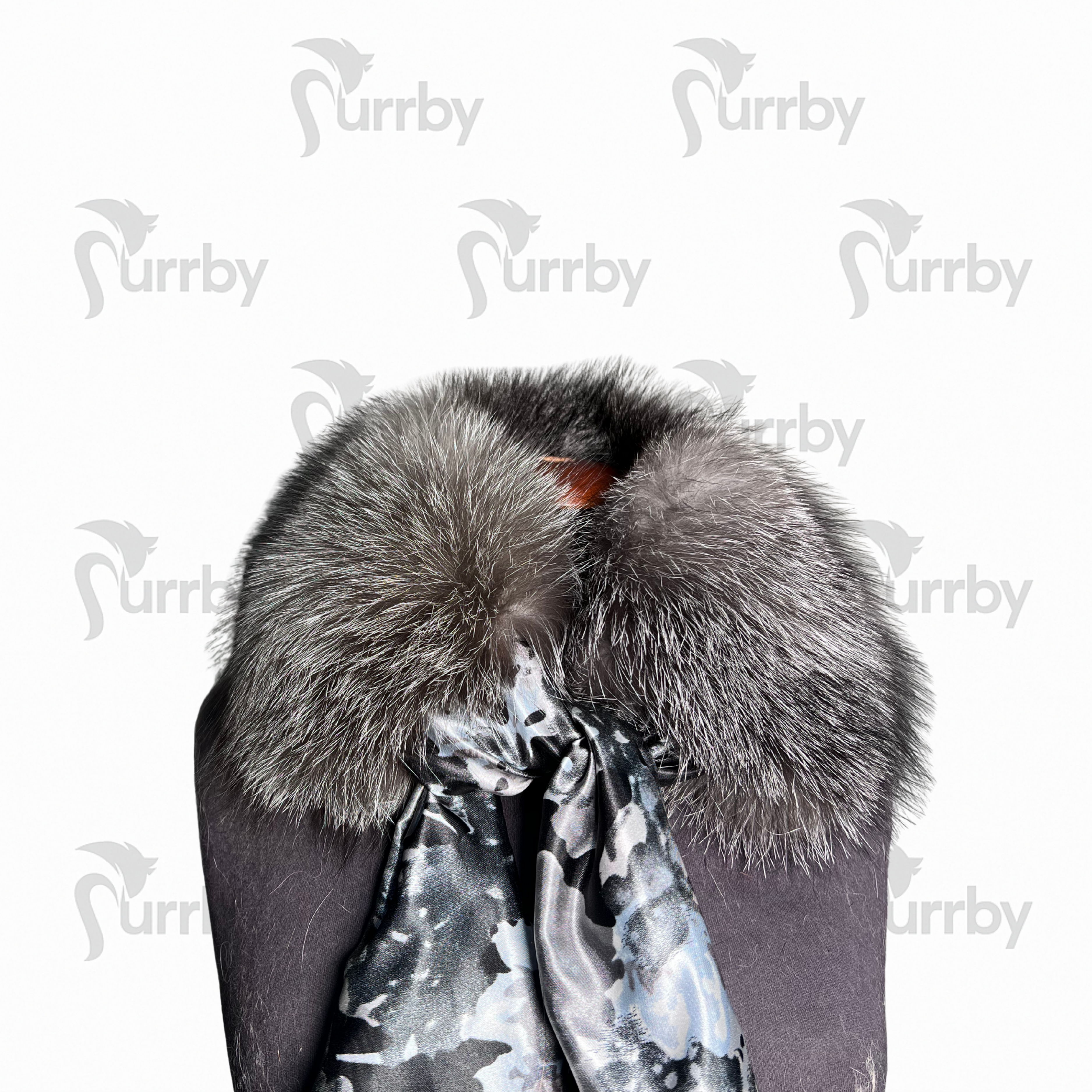 Frost - Collo in volpe argento